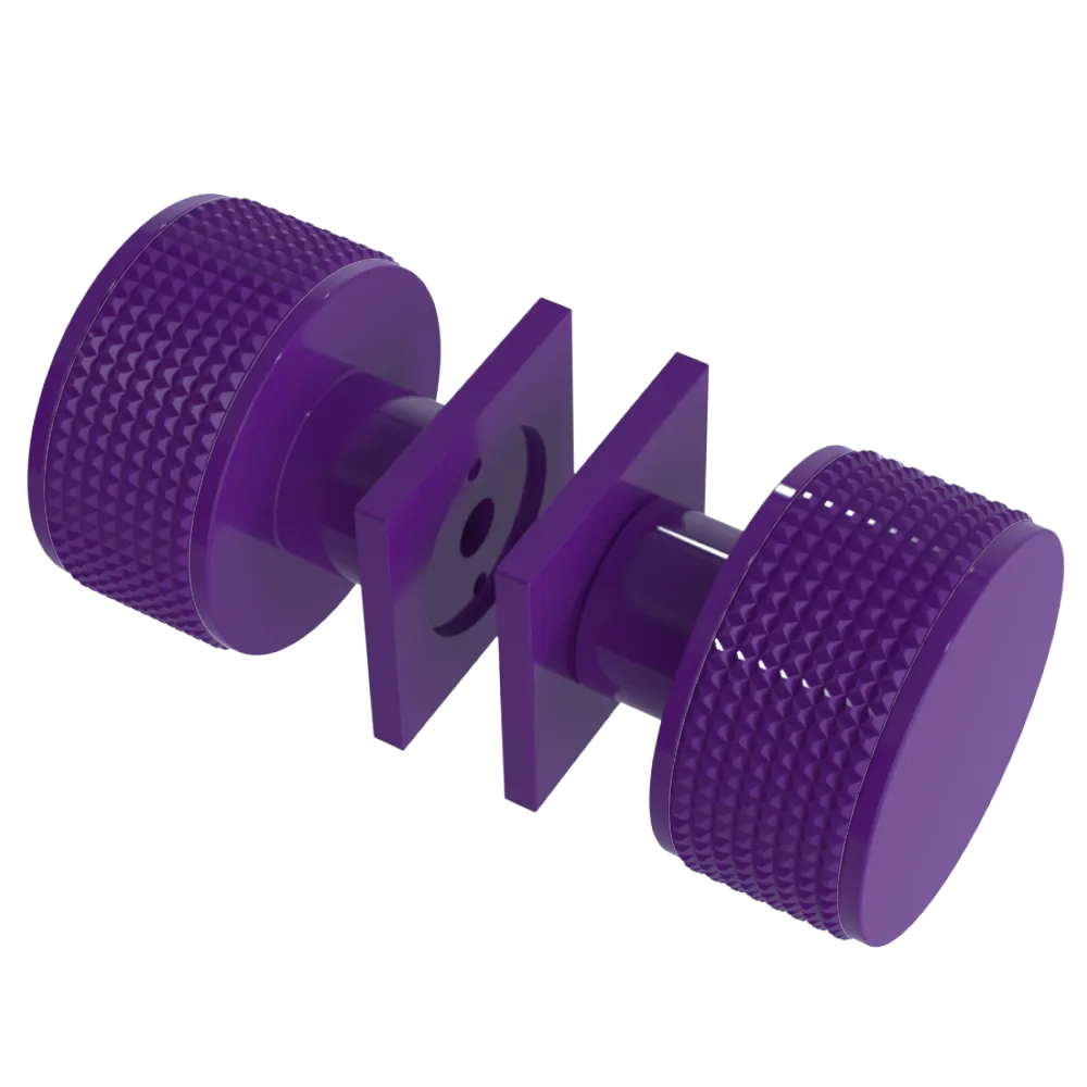 Rubinet Shower Door Knob (set) Purple Haze