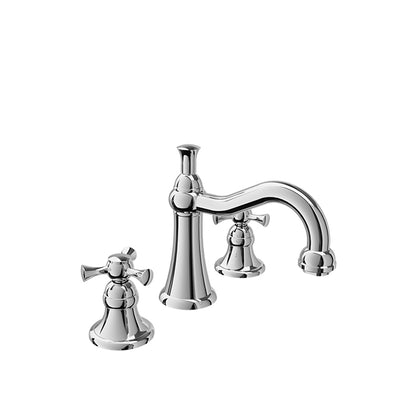 Baril 8" c/c lavatory faucet, drain included
