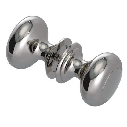Rubinet Shower Door Knob (set) Polished Nickel
