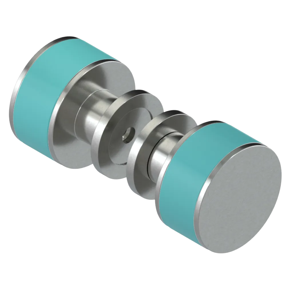 Rubinet Shower Door Knob (set) Satin Nickel