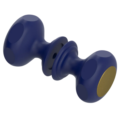 Rubinet Shower Door Knob (set) Midnight Blue