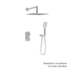 Baril Complete thermostatic pressure balanced shower kit without handle