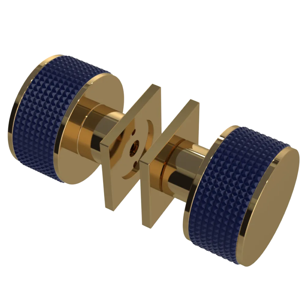 Rubinet Shower Door Knob (set) Gold