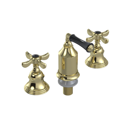 Rubinet Bidet Fitting with Spray, Diverter, and Vacum Breaker (Less Drain) Gold