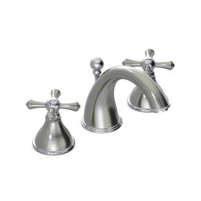 Rubinet Widespread Lav. Set. (less drain) Satin Nickel