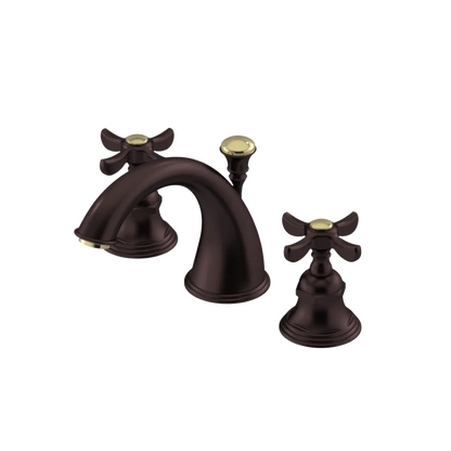 Rubinet Widespread Lav. Set. (less drain) Oil Rubbed Bronze