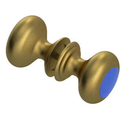Rubinet Shower Door Knob (set) Antique Brass Matt