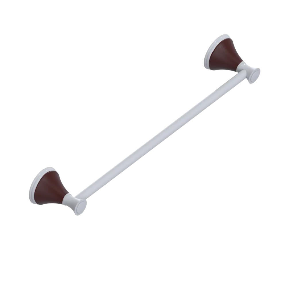 Rubinet Towel Bar 18" White