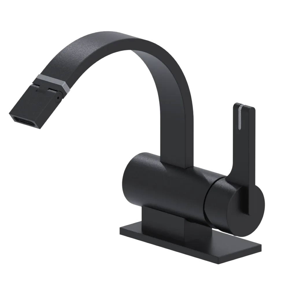 Rubinet Single Control Bidet Fitting (less drain) Matt Black