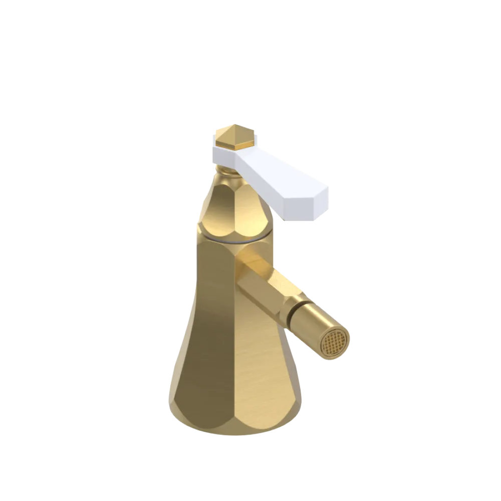 Rubinet Single Control Bidet Fitting (less drain) Satin Gold
