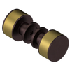 Rubinet Shower Door Knob (set) Oil Rubbed Bronze