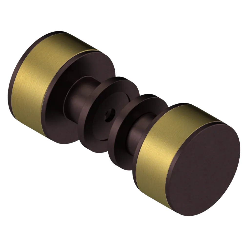 Rubinet Shower Door Knob (set) Oil Rubbed Bronze