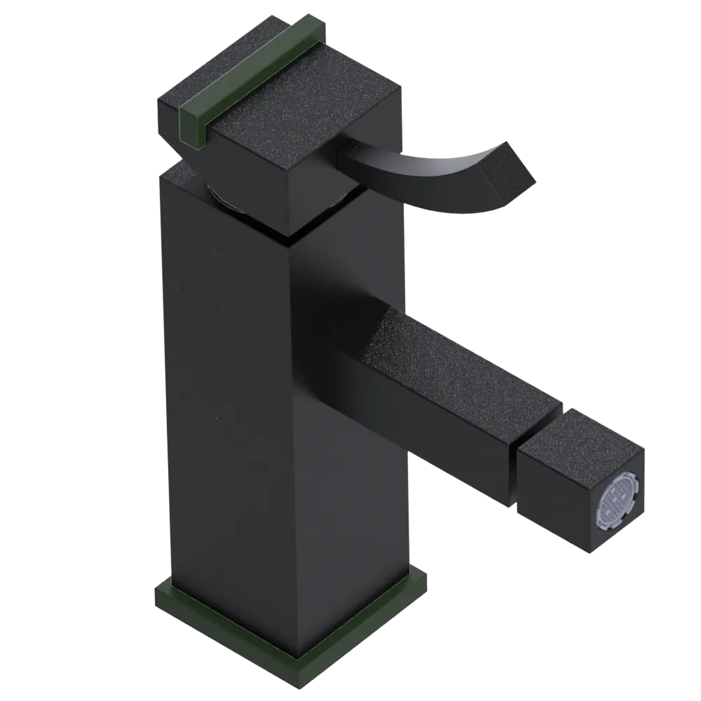 Rubinet Single Control Bidet Fitting (less drain) Matt Black