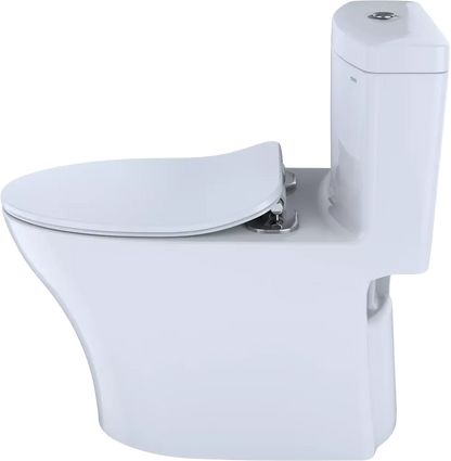 TOTO Aquia® IV One-Piece Toilet - 1.28 GPF & 0.8 GPF, Elongated Bowl - WASHLET+ Connection - Slim Seat
