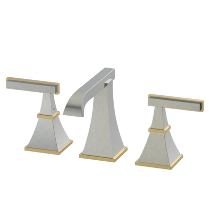 Rubinet Widespread Lav. Set. (less drain) Satin Nickel