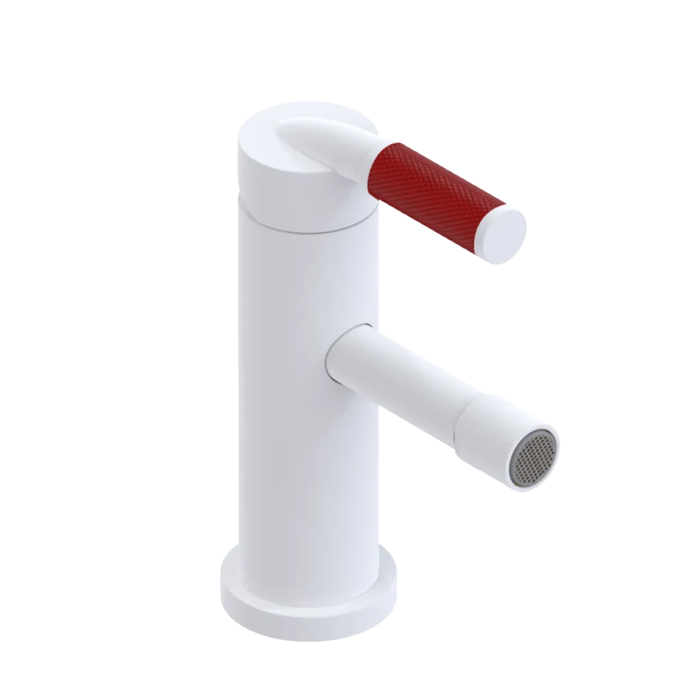 Rubinet Single Control Bidet Fitting (less drain) Matt White