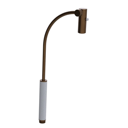 Rubinet Hand Held Shower Bidet Only Tuscan Brass