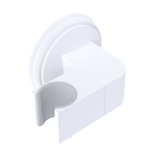 Rubinet Wall Bracket for Hand Held Shower Matt White