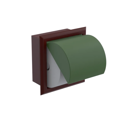 Rubinet RECESSED TOILET PAPER HOLDER Bordeaux