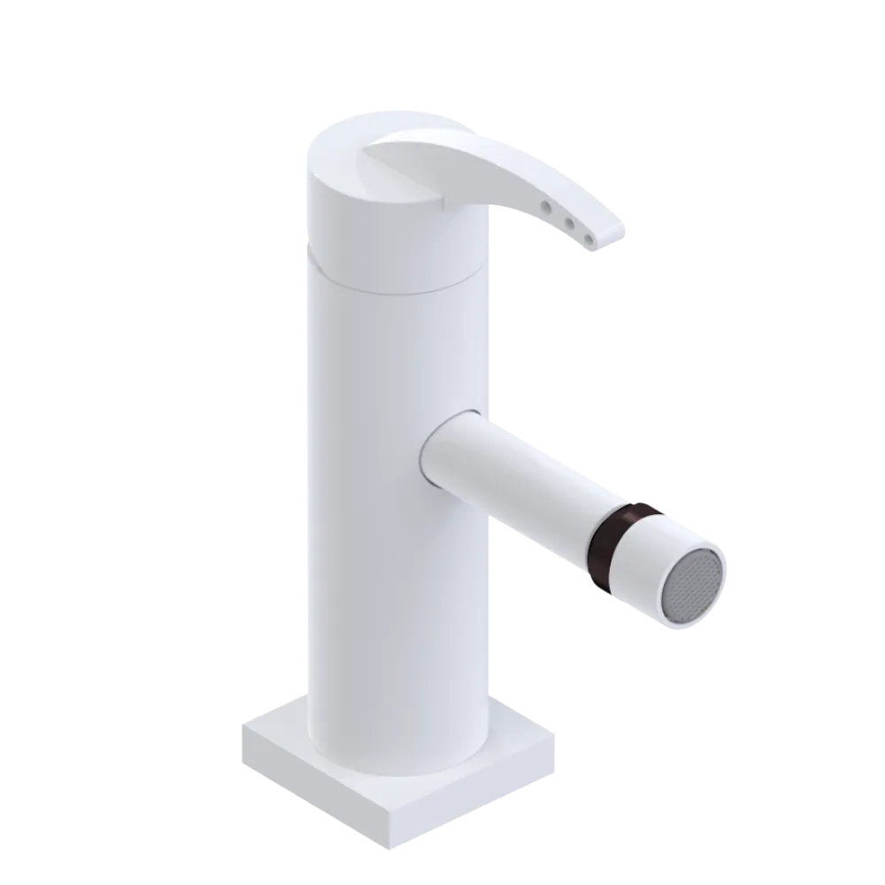 Rubinet Single Control Bidet Fitting (less drain) White