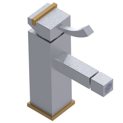 Rubinet Single Control Bidet Fitting (less drain) Satin Chrome