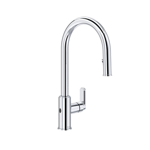 Riobel Arca™ Pull-Down Touchless Kitchen Faucet With C-Spout