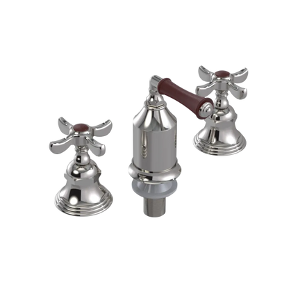 Rubinet Bidet Fitting with Spray, Diverter, and Vacum Breaker (Less Drain) Polished Nickel