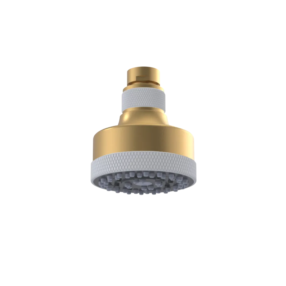Rubinet 3 FUNCTION SHOWER HEAD Satin Gold