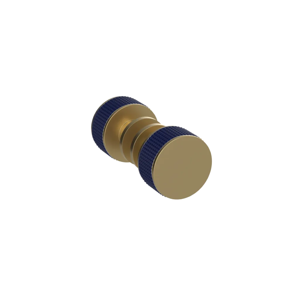 Rubinet Shower Door Knob (set) Satin Brass