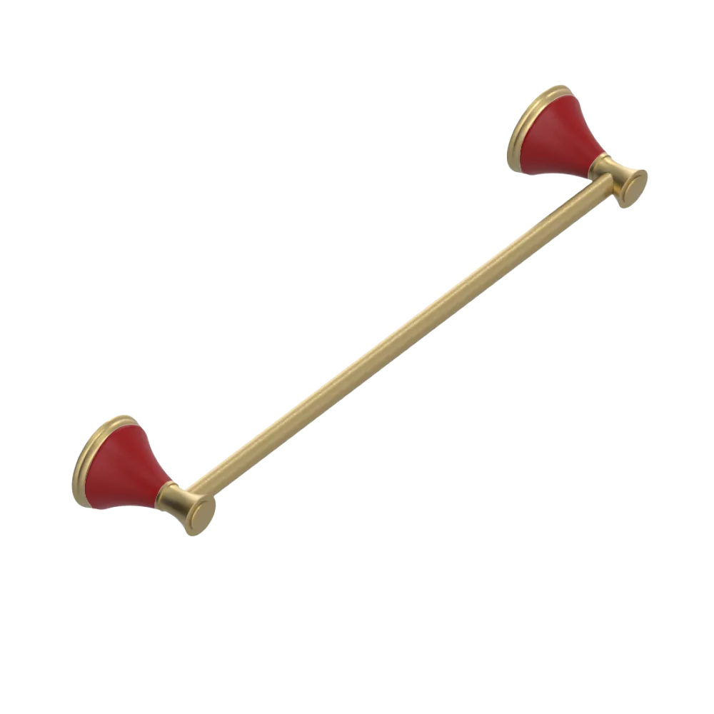 Rubinet Towel Bar 18" Satin Brass