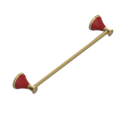 Rubinet Towel Bar 18" Satin Brass