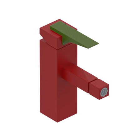Rubinet Single Control Bidet Fitting (less drain) Maroon