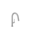Baril Single-hole bar / prep kitchen faucet with 2-function pull-down spray