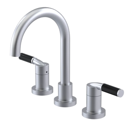 Rubinet Widespread Lav. Set. (less drain) Satin Chrome