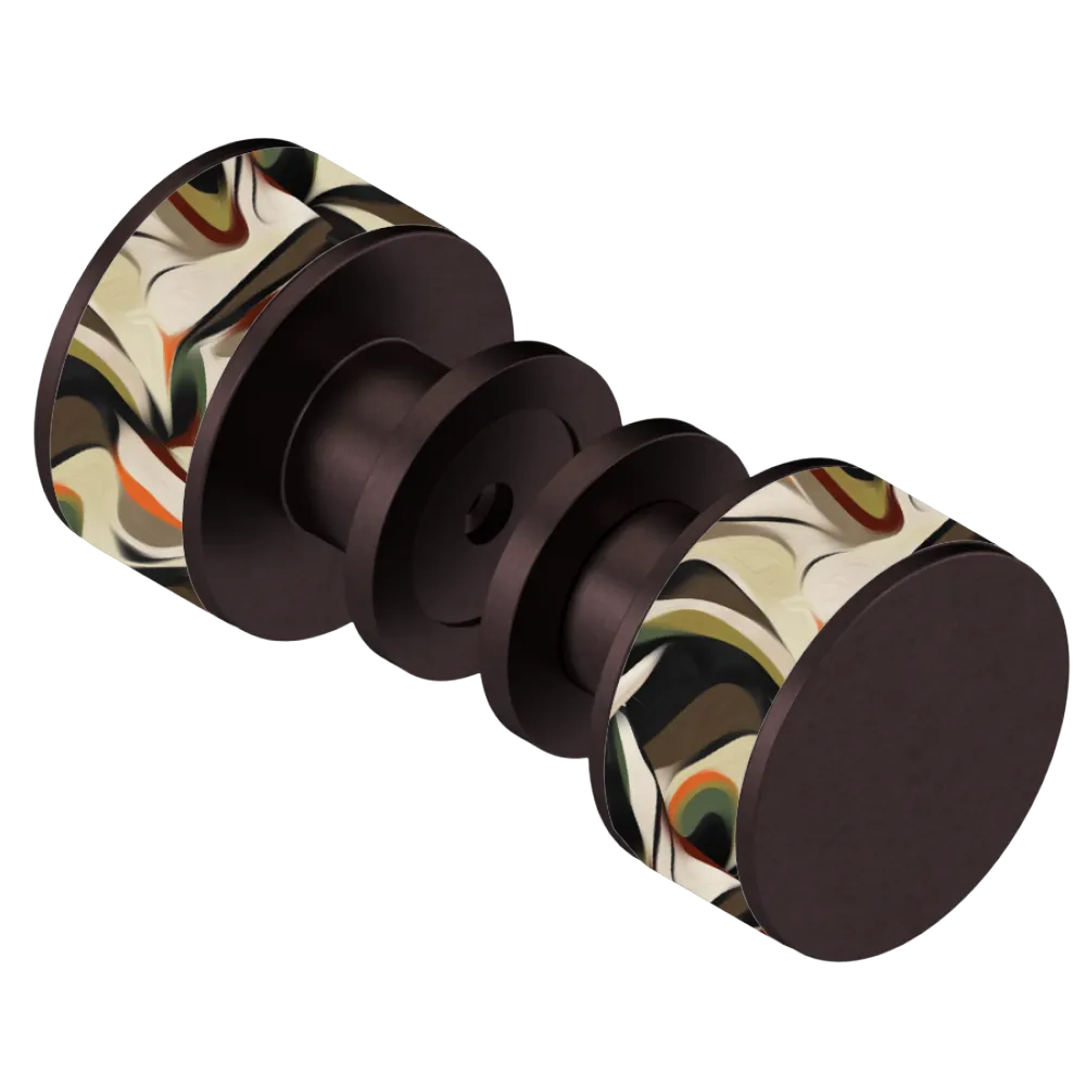 Rubinet Shower Door Knob (set) Oil Rubbed Bronze