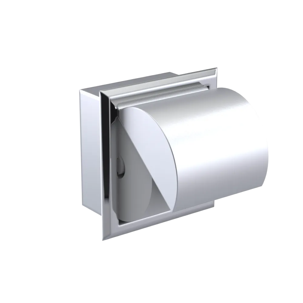Rubinet RECESSED TOILET PAPER HOLDER Chrome