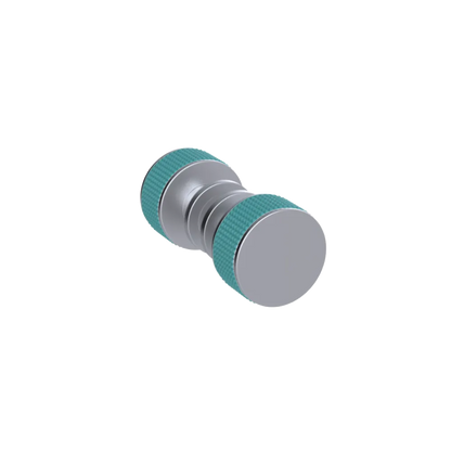 Rubinet Shower Door Knob (set) Satin Chrome