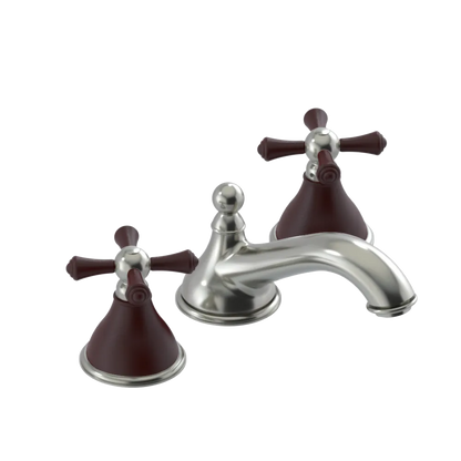 Rubinet Widespread Lav. Set. (less drain) Satin Nickel