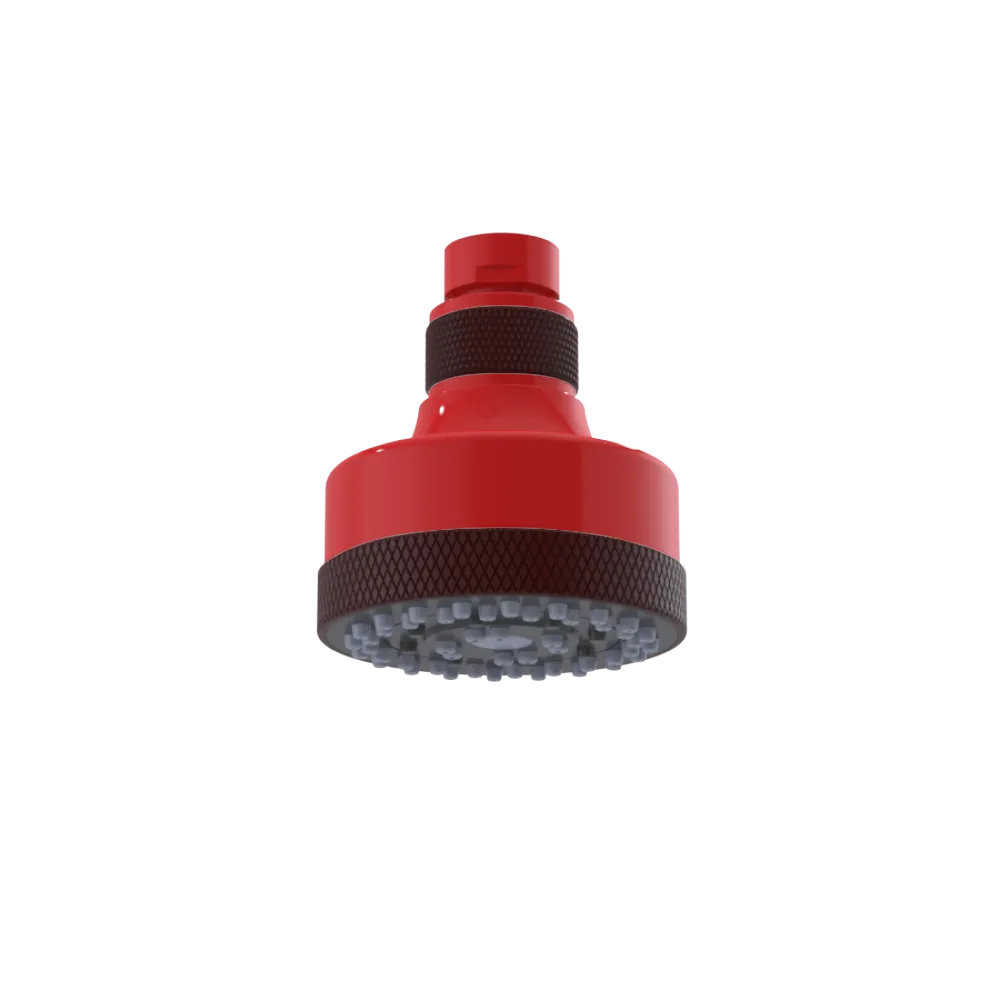 Rubinet 3 FUNCTION SHOWER HEAD Red