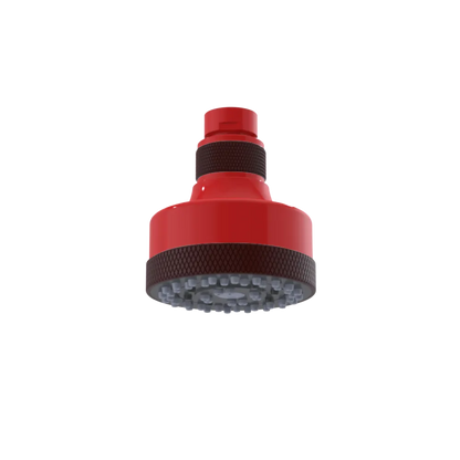Rubinet 3 FUNCTION SHOWER HEAD Red