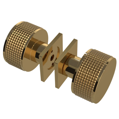 Rubinet Shower Door Knob (set) Gold