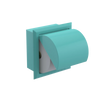 Rubinet RECESSED TOILET PAPER HOLDER Aqua