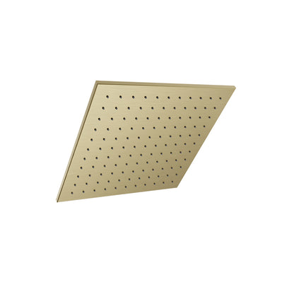 Baril Square 12" anti-limestone shower head