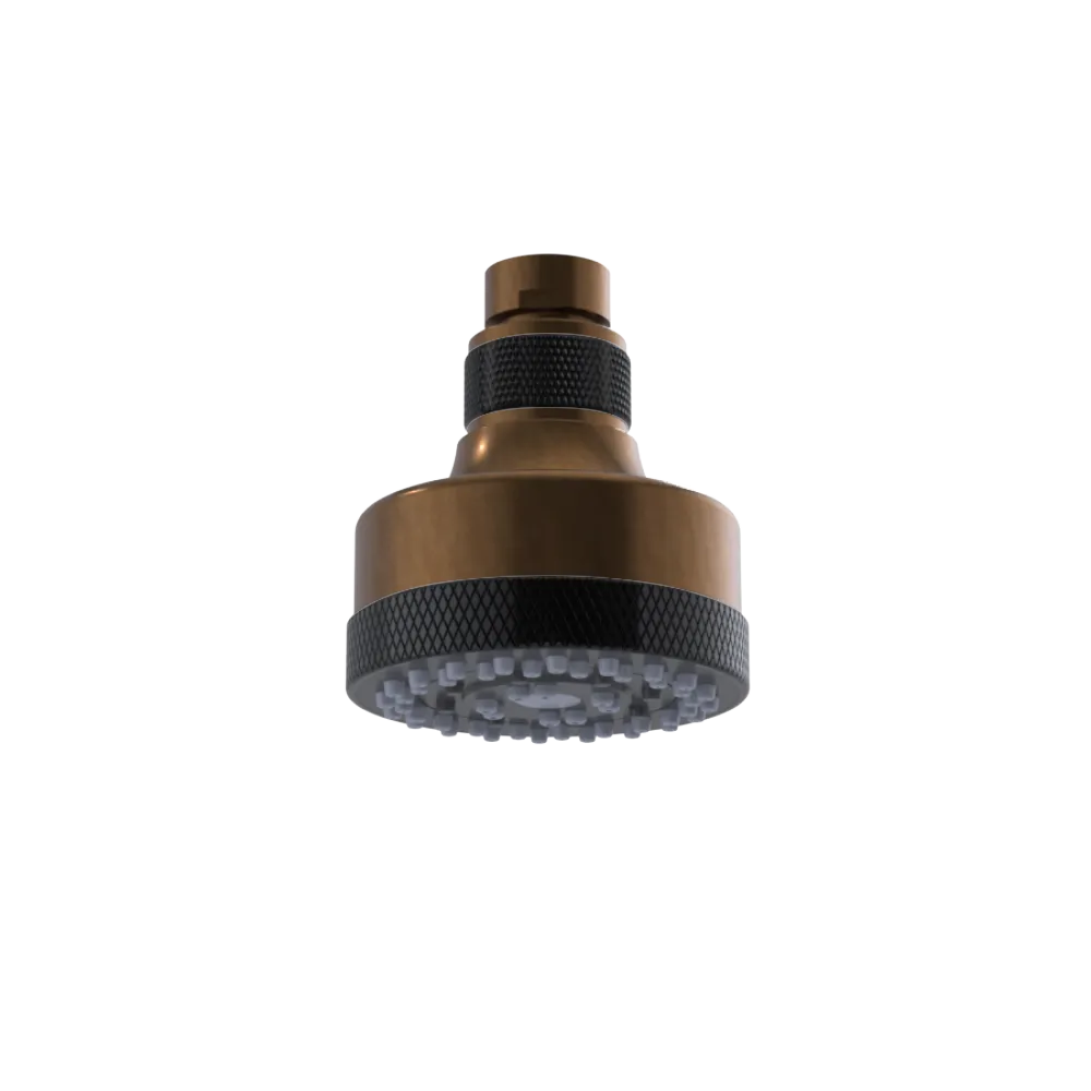 Rubinet 3 FUNCTION SHOWER HEAD Tuscan Brass