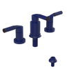 Rubinet Bidet Fitting with Spray, Diverter, and Vacuum Breaker (less drain) Midnight Blue