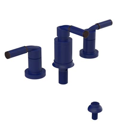 Rubinet Bidet Fitting with Spray, Diverter, and Vacuum Breaker (less drain) Midnight Blue