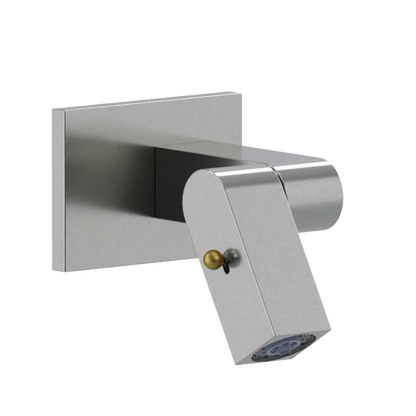 Rubinet Wall Mount Bidet & Foot Rinse with Dual Function Spray Satin Nickel