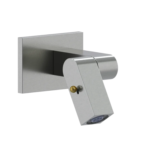 Rubinet Wall Mount Bidet & Foot Rinse with Dual Function Spray Satin Nickel