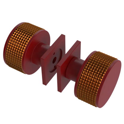 Rubinet Shower Door Knob (set) Maroon