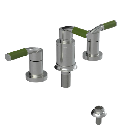Rubinet Bidet Fitting with Spray, Diverter, and Vacuum Breaker (less drain) Satin Nickel